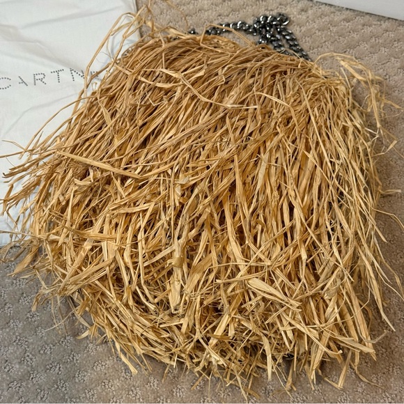 NWT Stella McCartney Falabella Straw Crossbody Bag (SHG-31305) - Picture 13 of 16